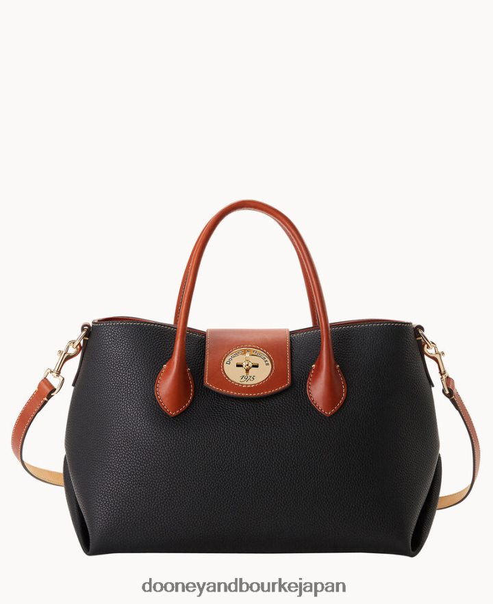 Dooney & Bourke ペブル ターンロック ハンドル トート 30 黒 バッグ T6X2XP1416