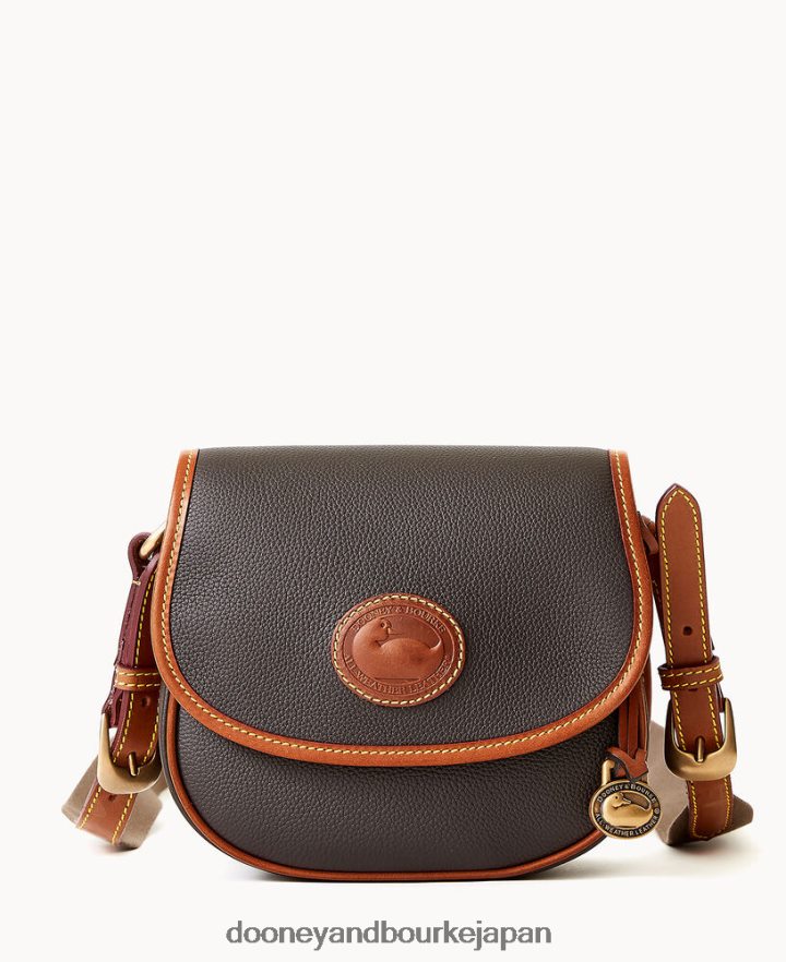 Dooney & Bourke 全天候型レザー 3.0 サドル クロスボディ 20 黒 バッグ T6X2XP1691