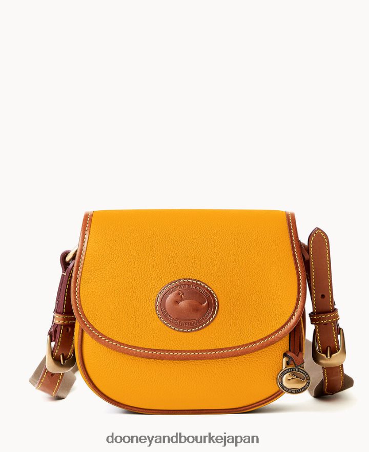 Dooney & Bourke 全天候型レザー 3.0 サドル クロスボディ 20 シャモア バッグ T6X2XP1693