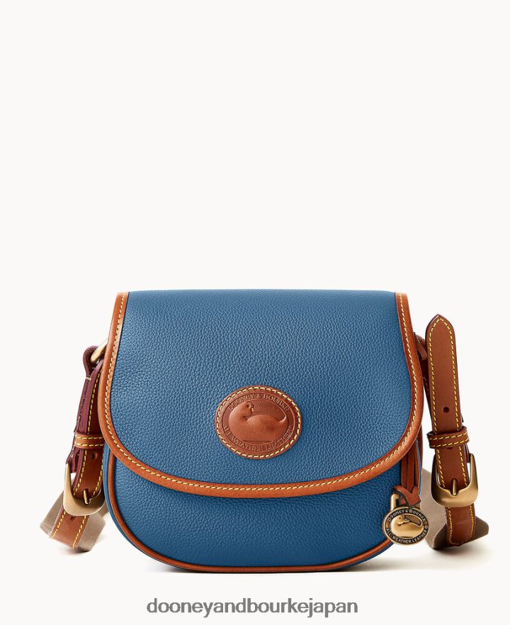 Dooney & Bourke 全天候型レザー 3.0 サドル クロスボディ 20 デニム バッグ T6X2XP1694