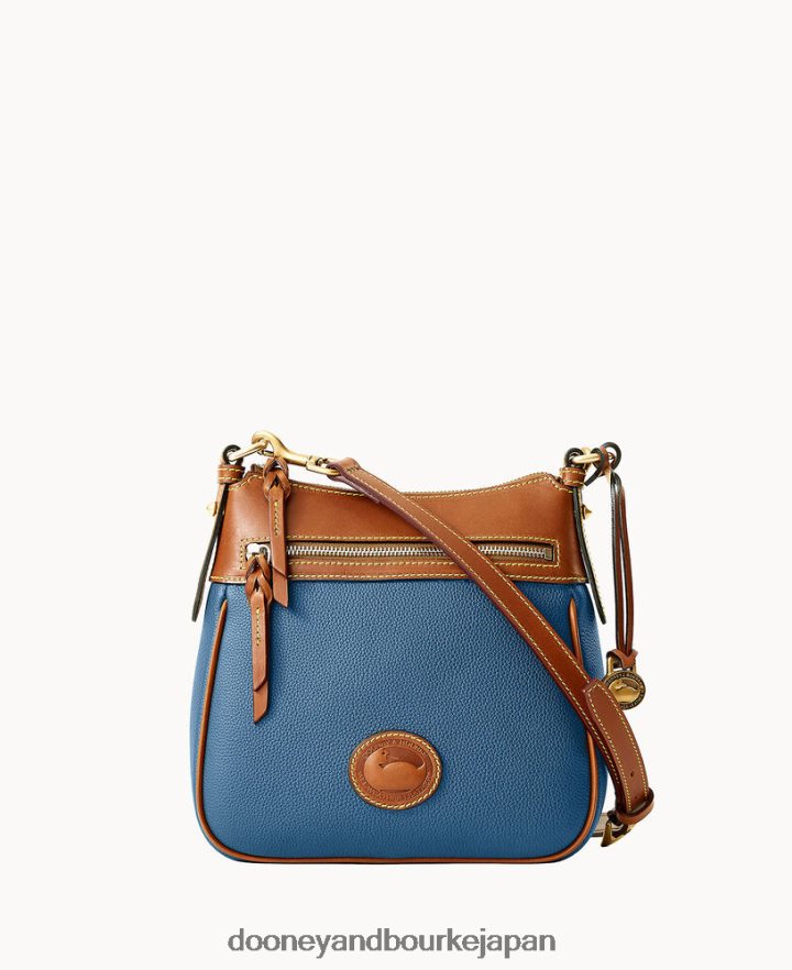 Dooney & Bourke オールウェザー レザー 3.0 ジップ トップ クロスボディ 23 デニム バッグ T6X2XP1716