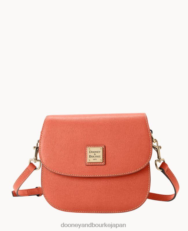 Dooney & Bourke サフィアーノサドルバッグ A4V001633 バッグ コーラル