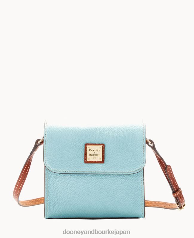 Dooney & Bourke 小石粒レターキャリア A4V002446 バッグ 青白い