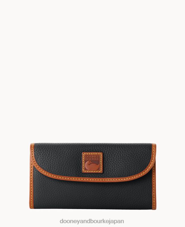 Dooney & Bourke ペブルグレイン コンチネンタル クラッチ A4V004037 アクセサリー 黒