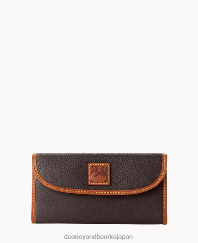 Dooney & Bourke ペブルグレイン コンチネンタル クラッチ A4V004038 アクセサリー ブラウントモロ