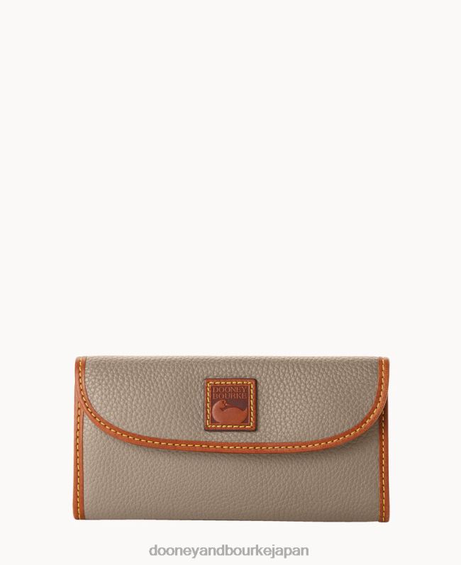 Dooney & Bourke ペブルグレイン コンチネンタル クラッチ A4V004040 アクセサリー トープ