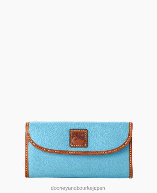 Dooney & Bourke ペブルグレイン コンチネンタル クラッチ A4V004051 アクセサリー 空色