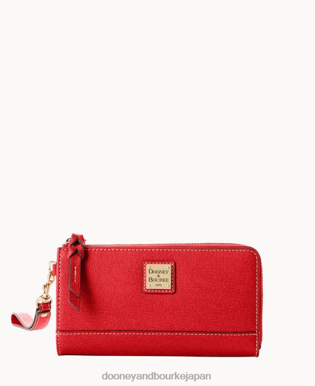 Dooney & Bourke サフィアーノ フォールド ジップ リストレット A4V004069 アクセサリー トマト