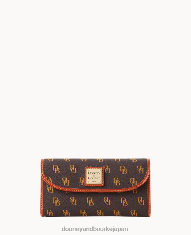 Dooney & Bourke グレッタ コンチネンタル クラッチ A4V004070 アクセサリー ブラウントモロ