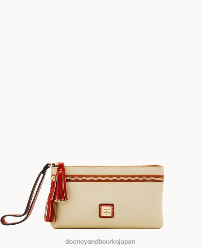 Dooney & Bourke ペブルグレイン ダブルジップ リストレット A4V004197 バッグ 骨