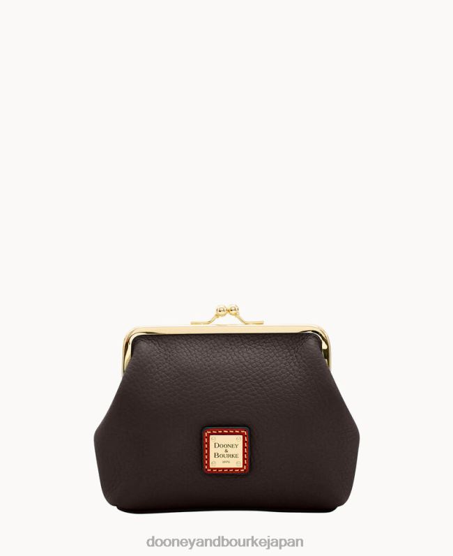 Dooney & Bourke ペブルグレイン ラージ フレーム ハンドバッグ A4V004220 バッグ 黒