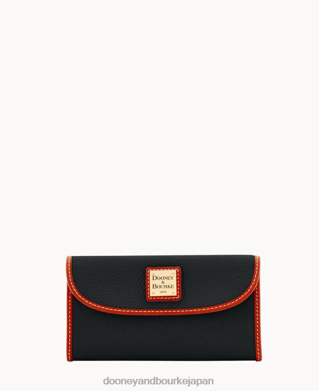 Dooney & Bourke ペブルグレイン コンチネンタル クラッチ A4V004225 バッグ 黒