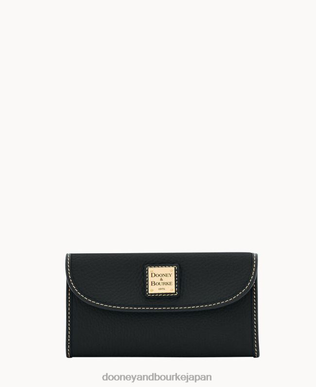 Dooney & Bourke ペブルグレイン コンチネンタル クラッチ A4V004228 バッグ 黒