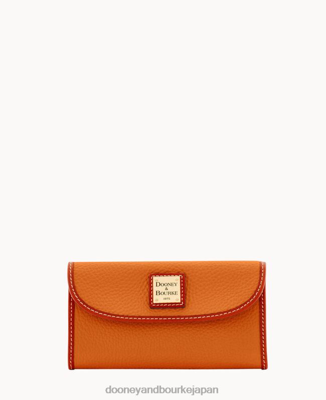 Dooney & Bourke ペブルグレイン コンチネンタル クラッチ A4V004229 バッグ カラメル