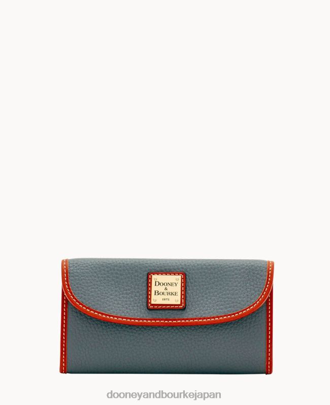 Dooney & Bourke ペブルグレイン コンチネンタル クラッチ A4V004231 バッグ スレート