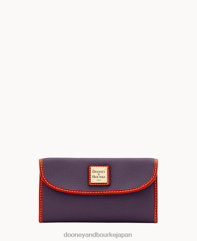 Dooney & Bourke ペブルグレイン コンチネンタル クラッチ A4V004234 バッグ 梅酒