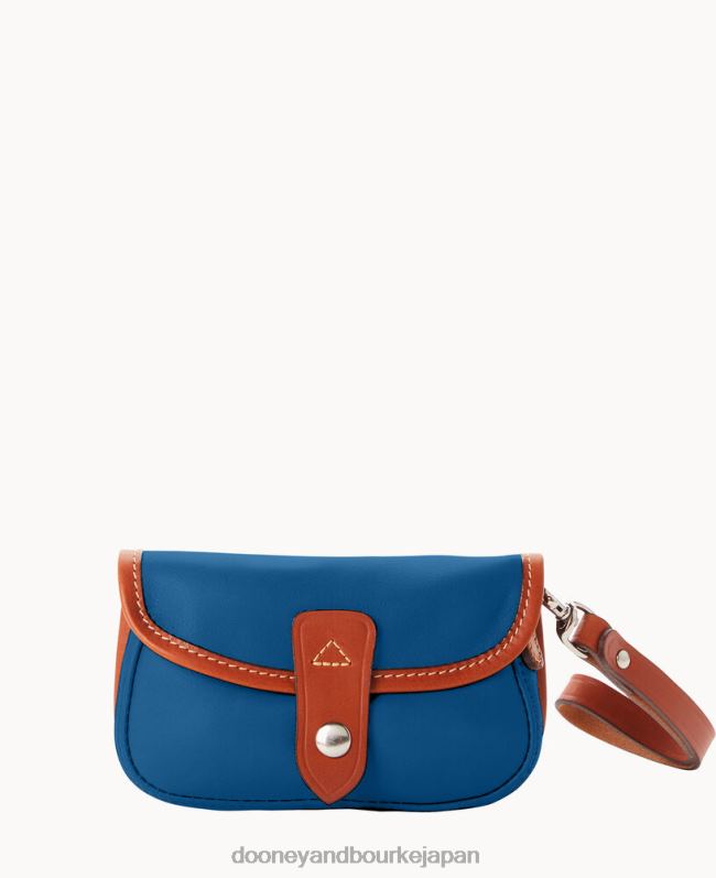 Dooney & Bourke オンクール エルバ フラップ リストレット A4V004411 バッグ 青