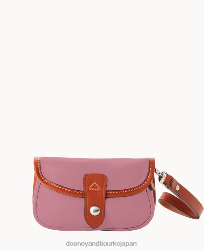 Dooney & Bourke オンクール エルバ フラップ リストレット A4V004414 バッグ ライトピンク