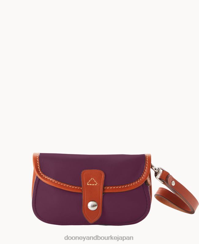 Dooney & Bourke オンクール エルバ フラップ リストレット A4V004416 バッグ 紫