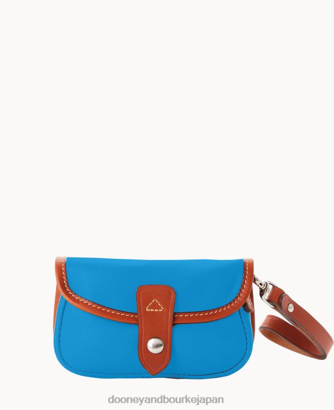 Dooney & Bourke オンクール エルバ フラップ リストレット A4V004418 バッグ ターコイズ