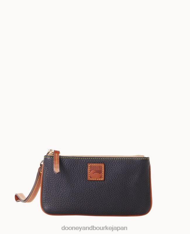 Dooney & Bourke ペブルグレイン ミディアム リストレット A4V004433 バッグ 黒