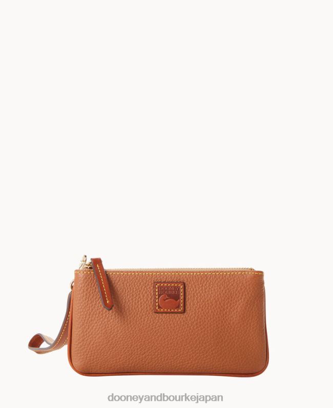 Dooney & Bourke ペブルグレイン ミディアム リストレット A4V004437 バッグ カラメル