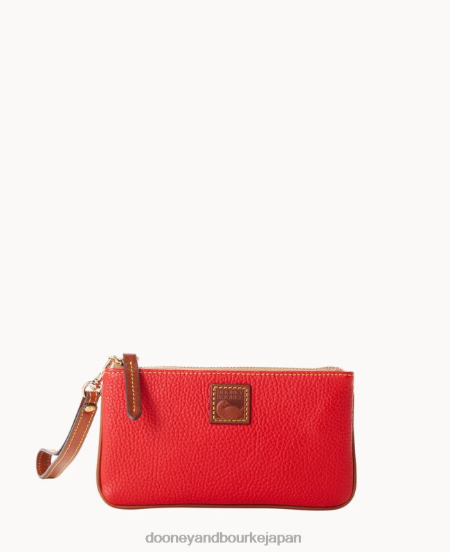 Dooney & Bourke ペブルグレイン ミディアム リストレット A4V004442 バッグ 赤