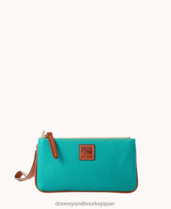 Dooney & Bourke ペブルグレイン ミディアム リストレット A4V004446 バッグ スペアミント