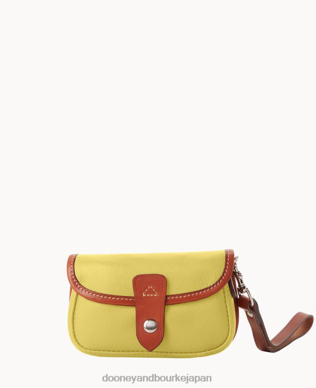 Dooney & Bourke オンクール ツイスト フラップ リストレット A4V004456 バッグ バター