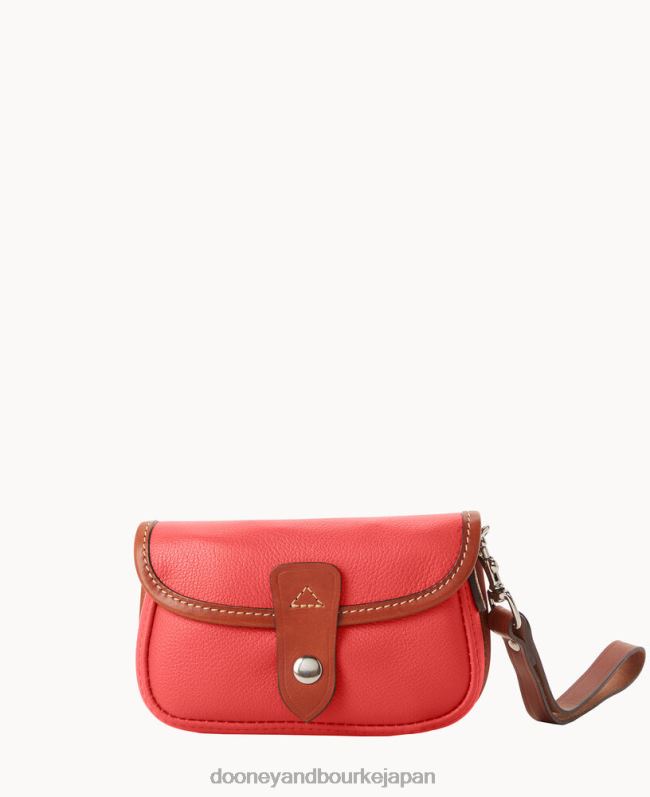 Dooney & Bourke オンクール ツイスト フラップ リストレット A4V004459 バッグ 柿