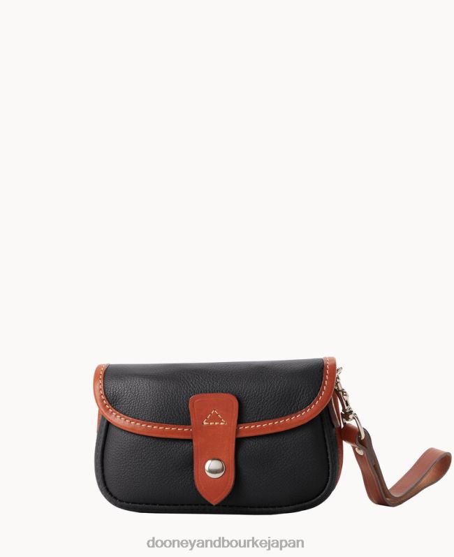 Dooney & Bourke オンクール ツイスト フラップ リストレット A4V004460 バッグ 黒