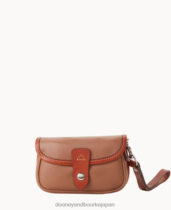 Dooney & Bourke オンクール ツイスト フラップ リストレット A4V004462 バッグ ダークトープ