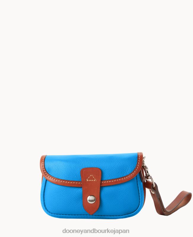 Dooney & Bourke オンクール ツイスト フラップ リストレット A4V004463 バッグ フレンチブルー