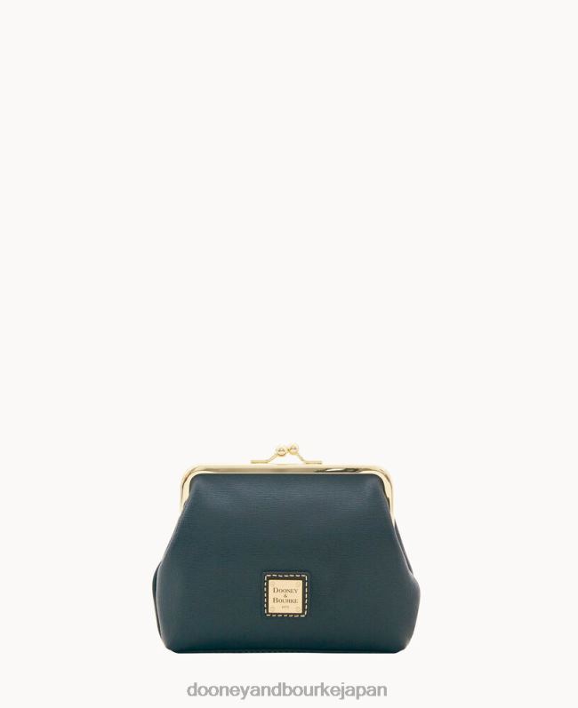 Dooney & Bourke サフィアーノ ラージ フレーム ハンドバッグ A4V004502 バッグ 黒