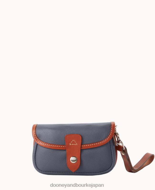 Dooney & Bourke オンクール カブリオレ フラップ リストレット A4V004520 バッグ 濃い灰色