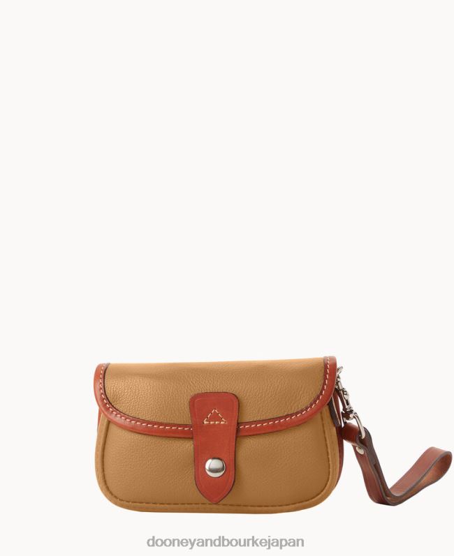 Dooney & Bourke オンクール カブリオレ フラップ リストレット A4V004522 バッグ 黄褐色