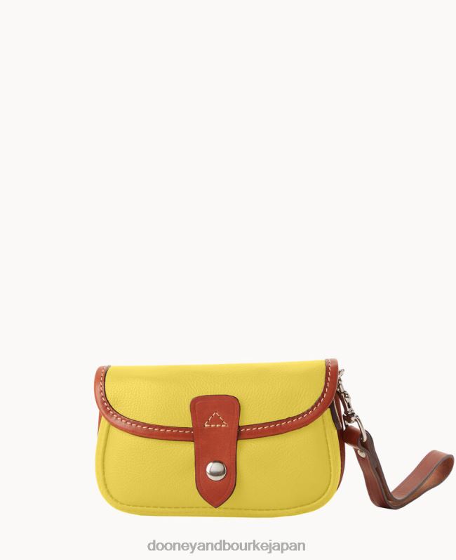 Dooney & Bourke オンクール カブリオレ フラップ リストレット A4V004523 バッグ 黄色