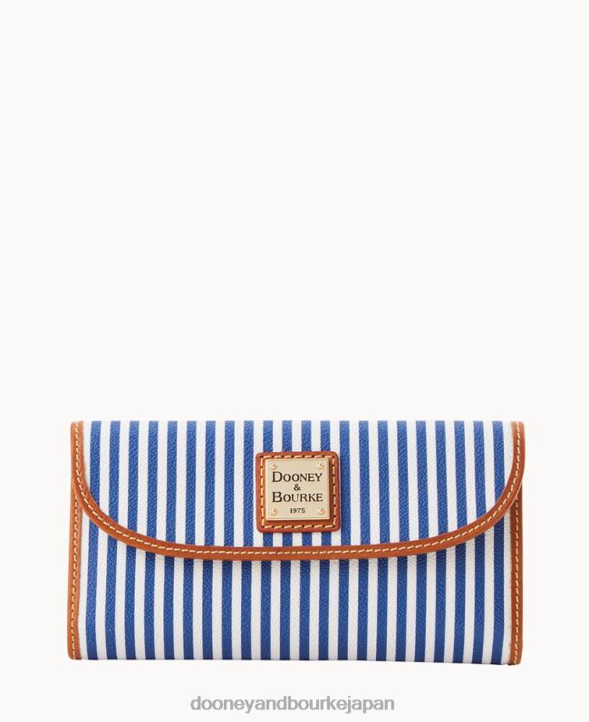 Dooney & Bourke シービュー コンチネンタル クラッチ A4V004553 アクセサリー 海軍