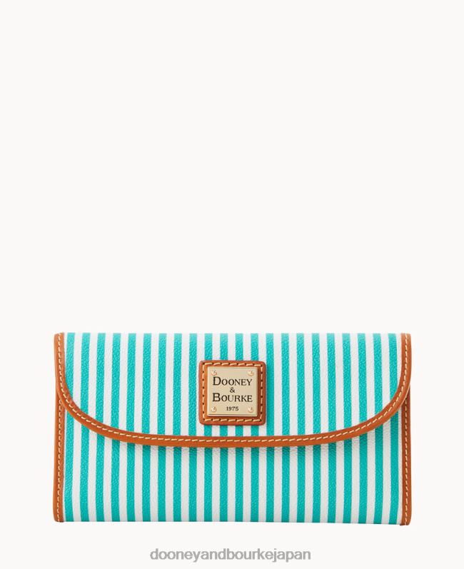 Dooney & Bourke シービュー コンチネンタル クラッチ A4V004554 アクセサリー 海の泡