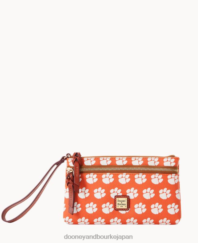 Dooney & Bourke カレッジクレムソン ダブルジップ リストレット A4V004620 アクセサリー クレムソン大学