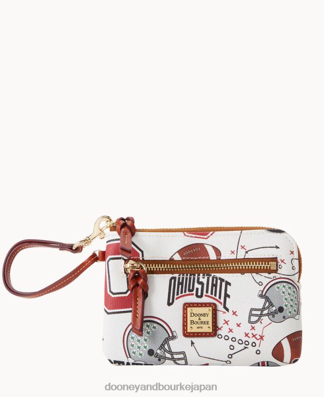 Dooney & Bourke カレッジジップアラウンドリストレット A4V004621 アクセサリー オハイオ州