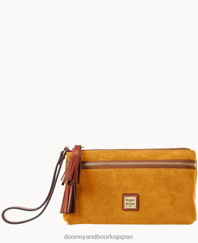 Dooney & Bourke スエードのダブルジップリストレット A4V004677 アクセサリー シャモア