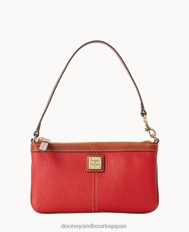 Dooney & Bourke 小石粒のラージスリムリストレット A4V004692 バッグ 赤