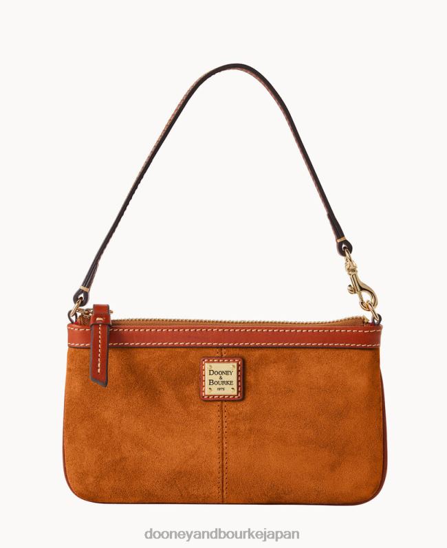 Dooney & Bourke スエードのラージスリムリストレット A4V004700 アクセサリー アンバー