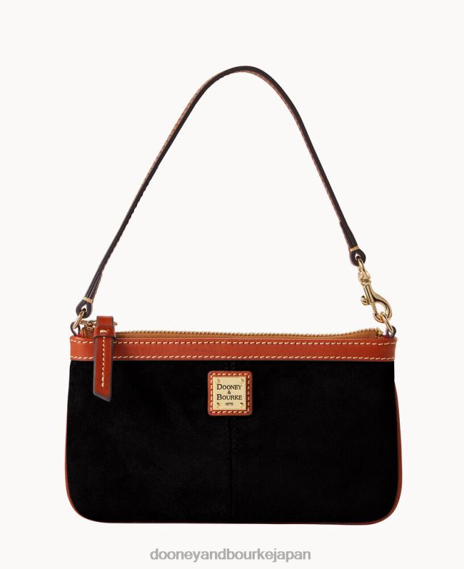 Dooney & Bourke スエードのラージスリムリストレット A4V004701 アクセサリー 黒