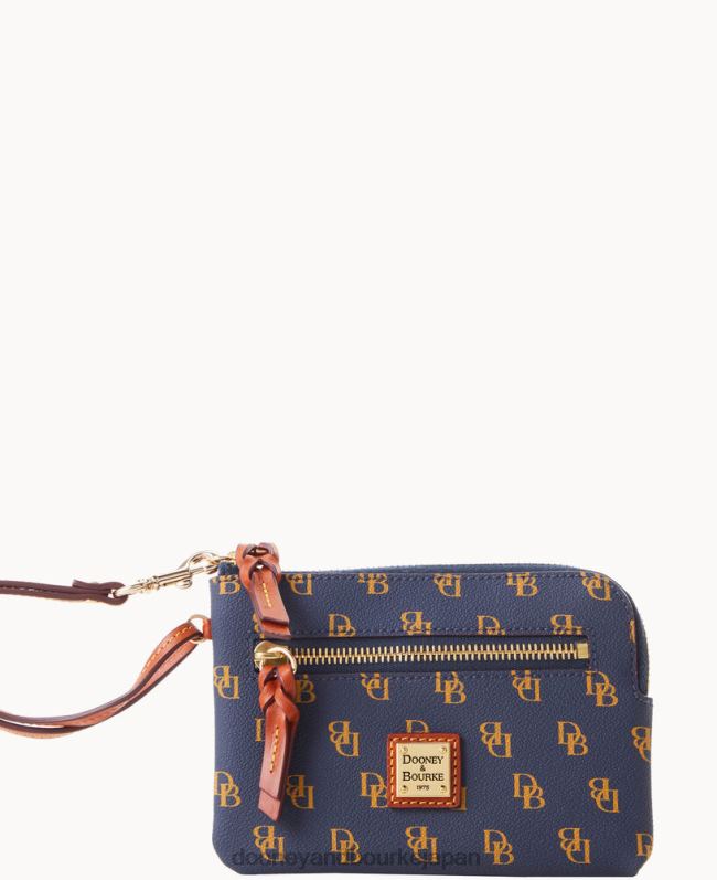 Dooney & Bourke グレッタ ジップ アラウンド リストレット A4V004720 アクセサリー 海軍