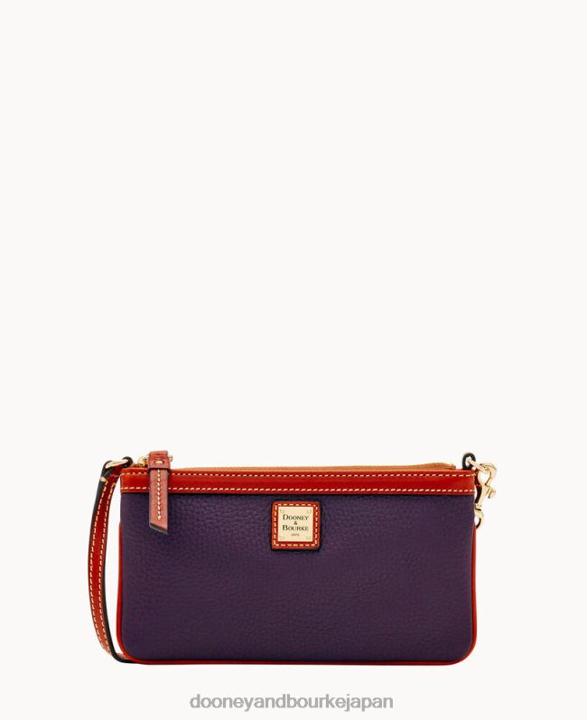 Dooney & Bourke 小石粒のラージスリムリストレット A4V004723 バッグ 梅酒