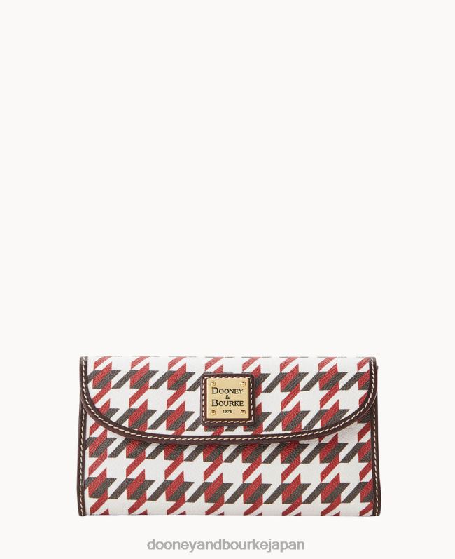 Dooney & Bourke 千鳥格子コンチネンタルクラッチ A4V004800 アクセサリー レンガ