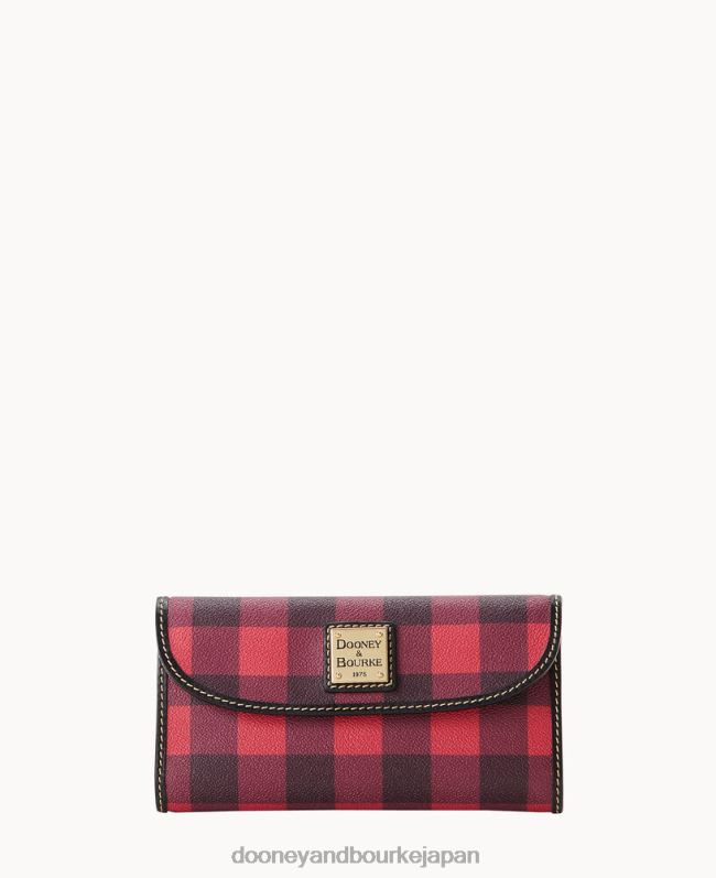 Dooney & Bourke タッカーコンチネンタルクラッチ A4V004806 アクセサリー 赤