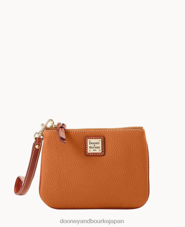 Dooney & Bourke 小石粒スタジアム リストレット A4V004823 バッグ フレンチキャラメル